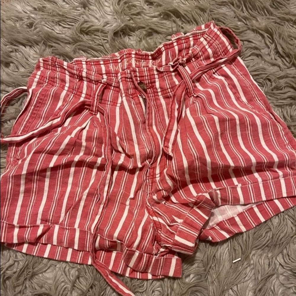 American Eagle Striped Shorts